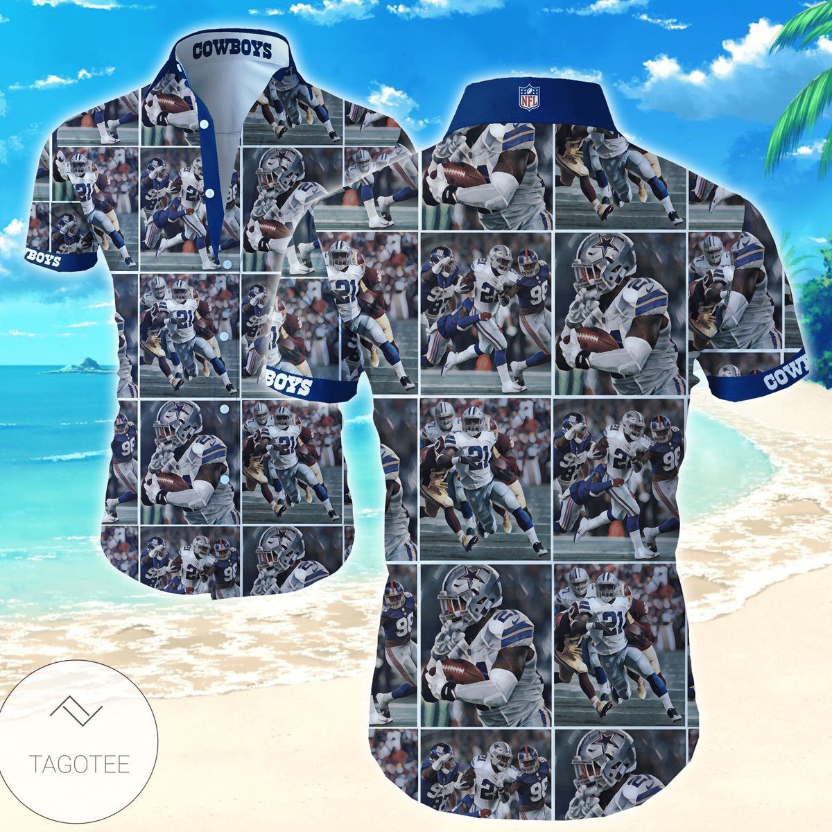 Dallas Cowboys Men's Elegance Hawaiian Shirt Exclusive Collection Unisex T-shirt, Sweatshirt, Hoodie, Long Sleeve Tee - T-Shirt, Sweatshirt, Hoodie