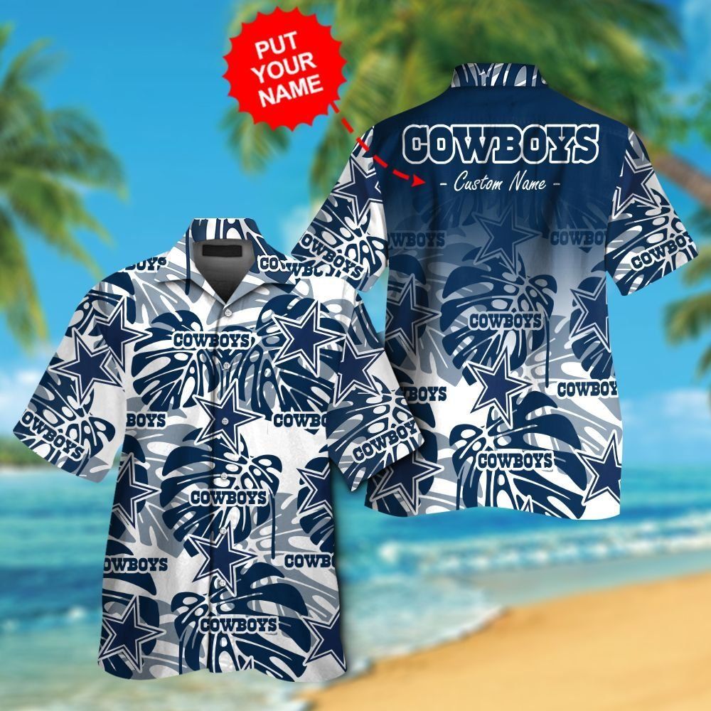 Dallas Cowboys Short Sleeve Button Up Tropical Hawaiian Shirt VER029 Unisex T-shirt, Sweatshirt, Hoodie, Long Sleeve Tee - T-Shirt, Sweatshirt, Hoodie