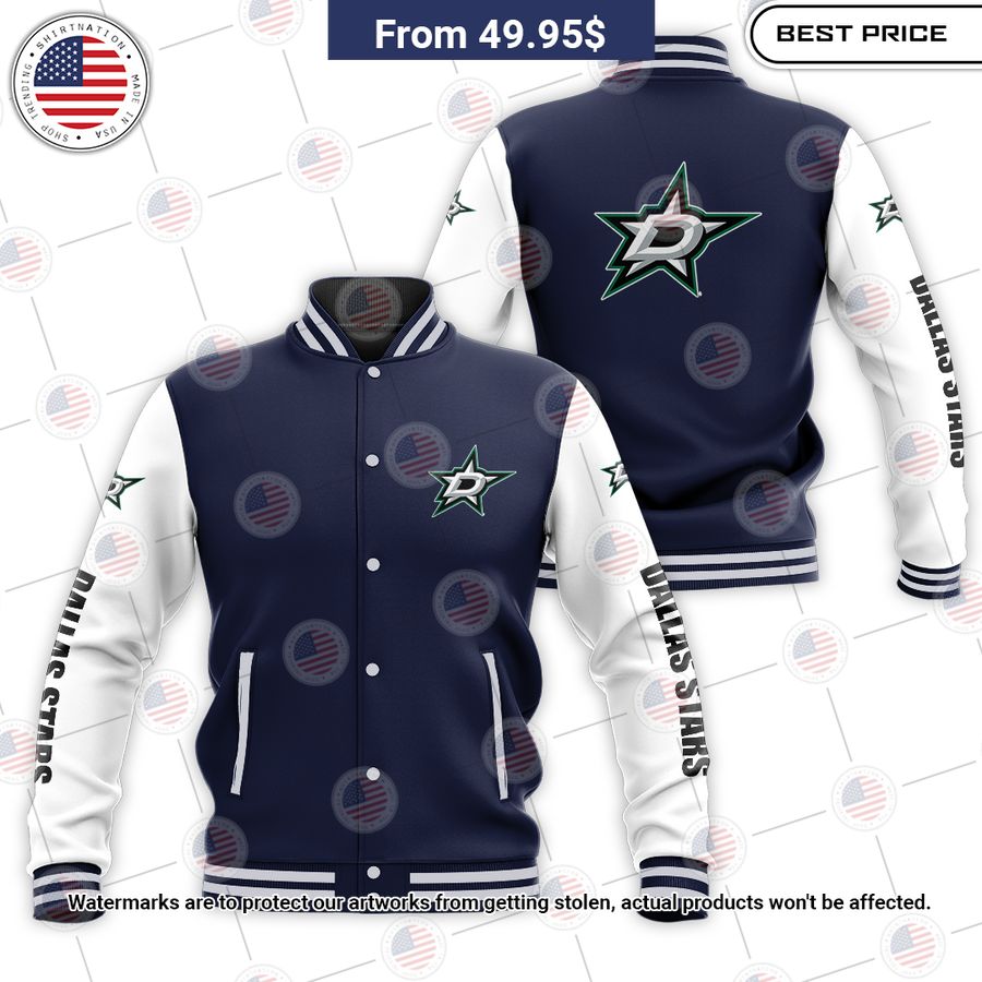 HOT Dallas Stars Baseball Jacket Unisex T-shirt, Sweatshirt, Hoodie, Long Sleeve Tee - T-Shirt, Sweatshirt, Hoodie