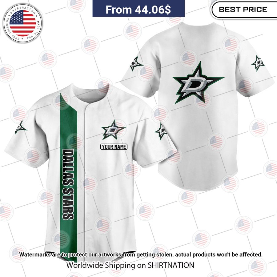 HOT Dallas Stars Custom Baseball Shirt Unisex T-shirt, Sweatshirt, Hoodie, Long Sleeve Tee - T-Shirt, Sweatshirt, Hoodie