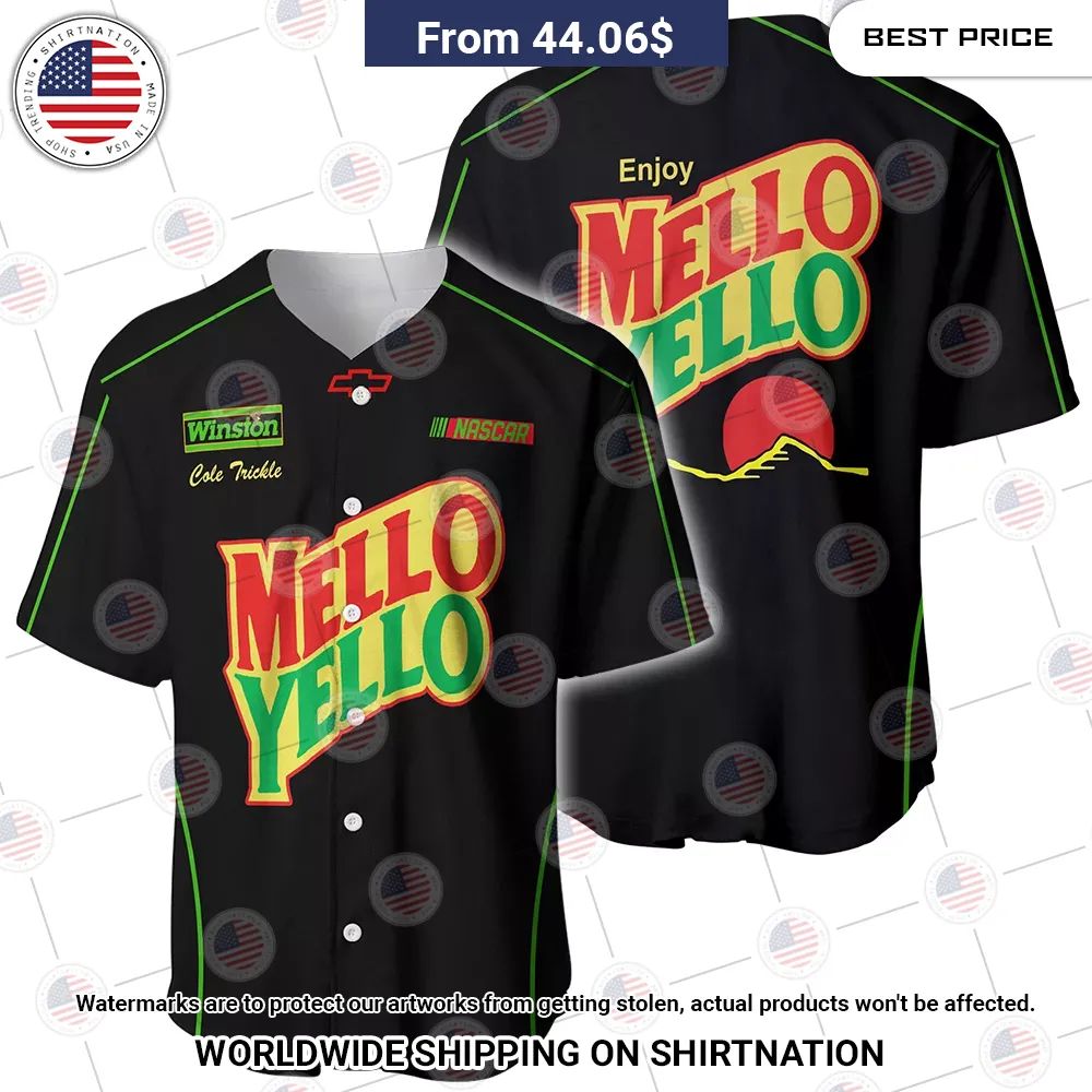 BEST Days of Thunder Mello Yello Nascar Film Racing Baseball Jerseys Unisex T-shirt, Sweatshirt, Hoodie, Long Sleeve Tee - T-Shirt, Sweatshirt, Hoodie