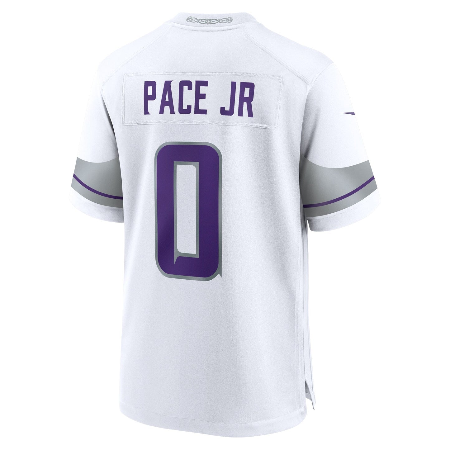 Ivan Pace Jr Minnesota Vikings Alternate Game Jersey - White football jersey product view 3