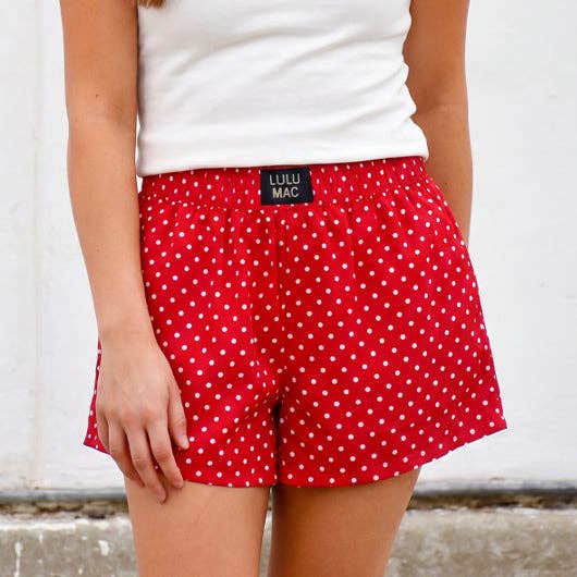 Bxmpd- Red Mini Polka Dot Boxer Unisex T-shirt, Sweatshirt, Hoodie, Long Sleeve Tee - T-Shirt, Sweatshirt, Hoodie