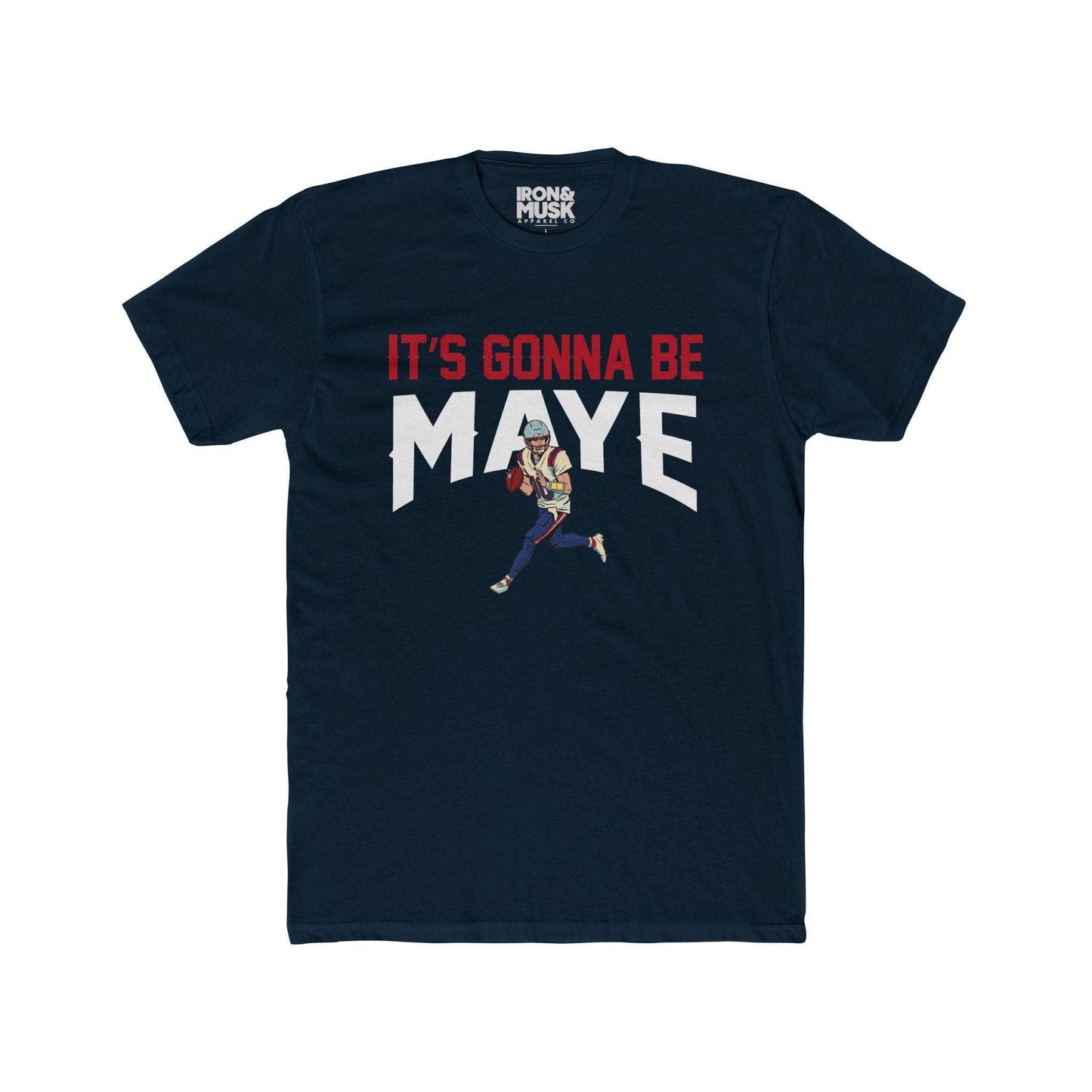 Maye Era Begins- New England Football Qb Tee Boston Unisex T-shirt, Sweatshirt, Hoodie, Long Sleeve Tee - T-Shirt, Sweatshirt, Hoodie