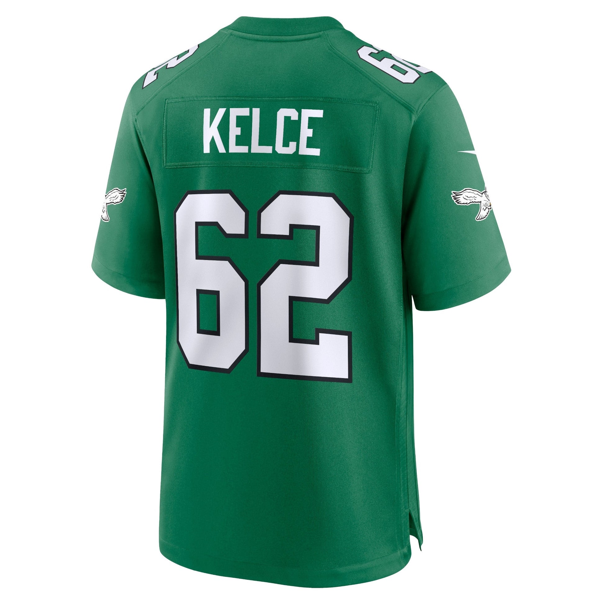 Jason Kelce Philadelphia Eagles Alternate Game Jersey - Kelly Green football jersey product view 3