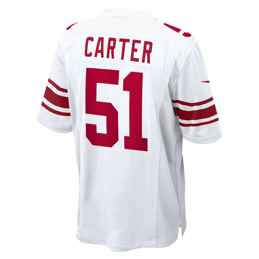 Men's New York Giants Abdul Carter White First Round Pick Game Jersey football jersey product view 3