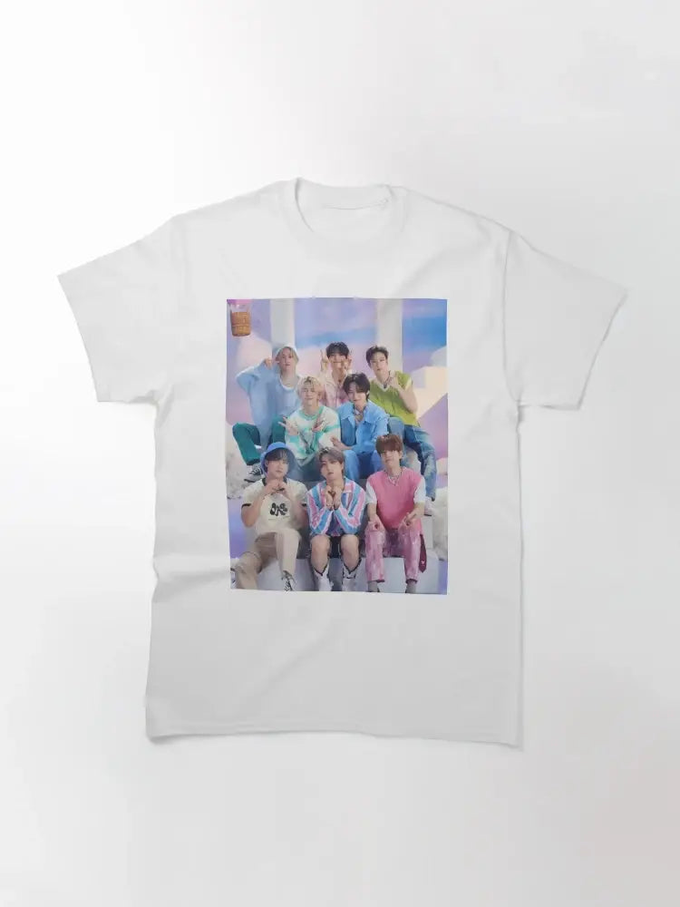 Stray Kids Skz 2024 Cute Happy Smiling Idols Fluffy T-Shirt Unisex T-shirt, Sweatshirt, Hoodie, Long Sleeve Tee - T-Shirt, Sweatshirt, Hoodie