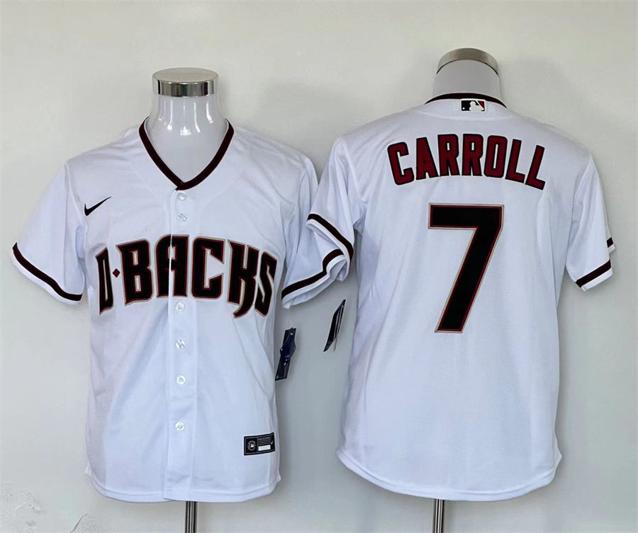 Men's Arizona Diamondbacks Corbin Carroll White Limited Player Jersey baseball jersey product view 1