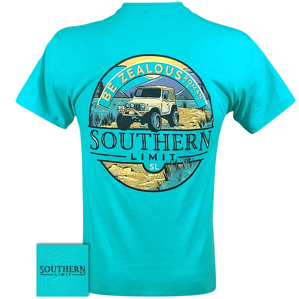 SL-96 Southern Limit Be Zealous - Tahiti Blue Unisex T-shirt, Sweatshirt, Hoodie, Long Sleeve Tee - T-Shirt, Sweatshirt, Hoodie