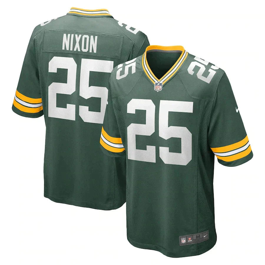 Keisean Nixon Green Bay Packers Jersey football jersey product view 1