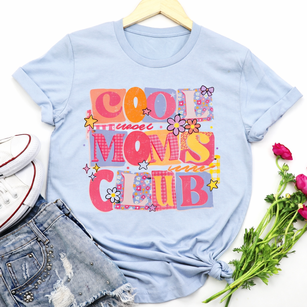 Cool Moms Club Unisex T-shirt, Sweatshirt, Hoodie, Long Sleeve Tee - T-Shirt, Sweatshirt, Hoodie
