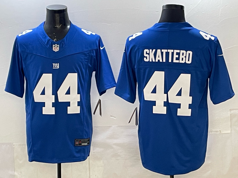 Men's New York Giants Cam Skattebo #44 Royal Player Game Jersey football jersey product view 1