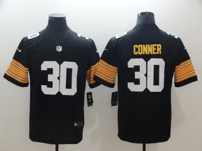 Men's Pittsburgh Steelers James Conner Black Player Game Jersey football jersey product view 1