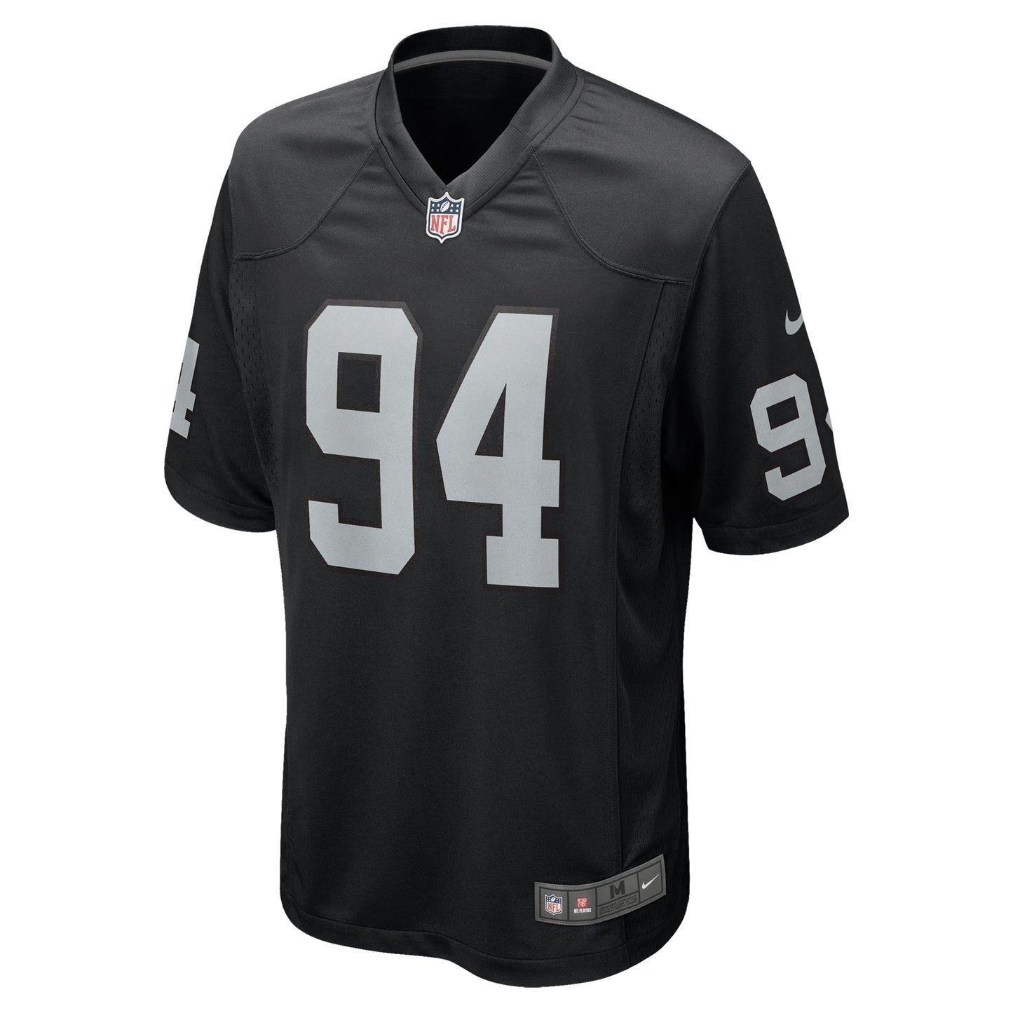 Christian Wilkins Las Vegas Raiders Team Game Jersey - Black football jersey product view 2