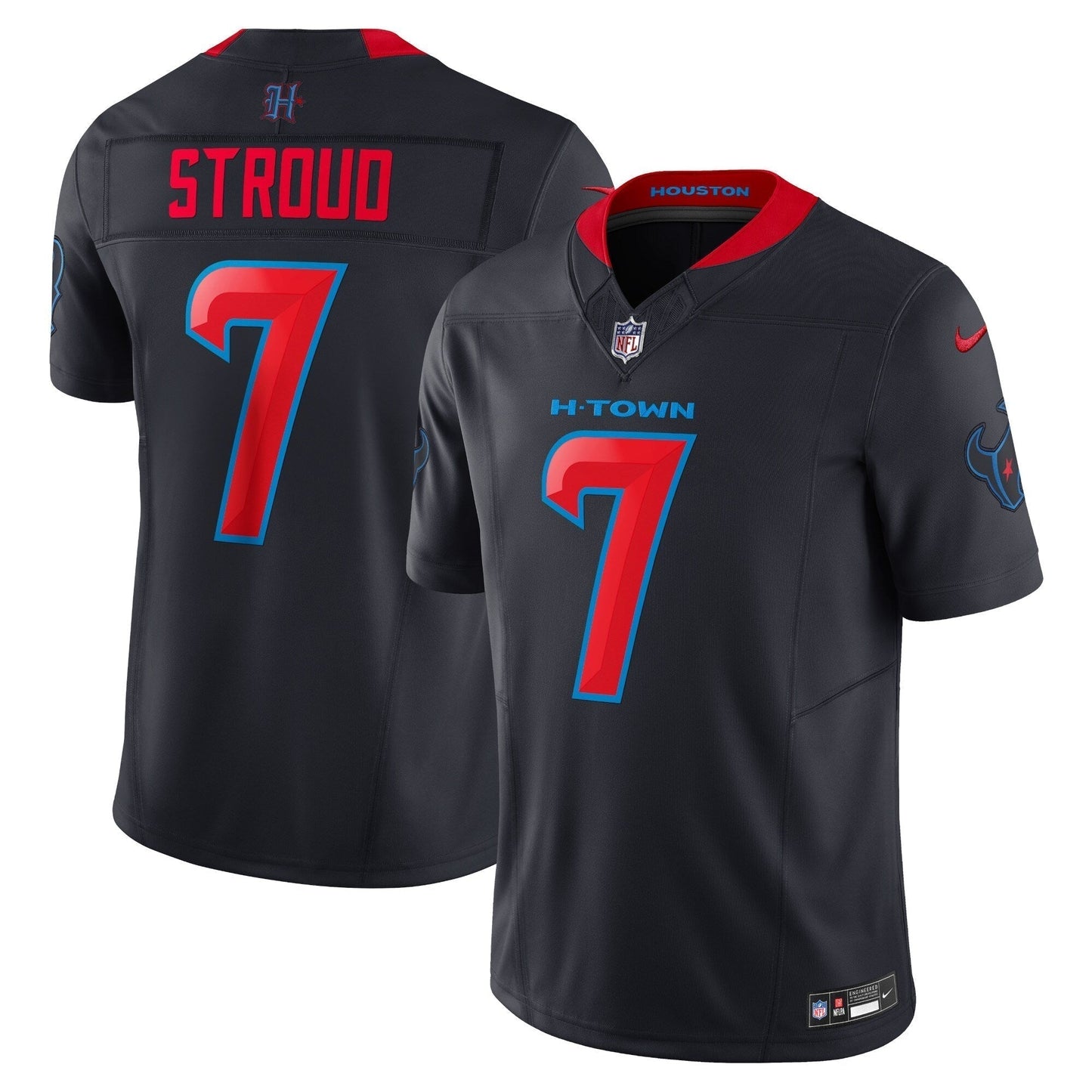 C.J. Stroud Houston Texans 2nd Alternate Vapor F.U.S.E. Limited Jersey - Navy football jersey product view 1