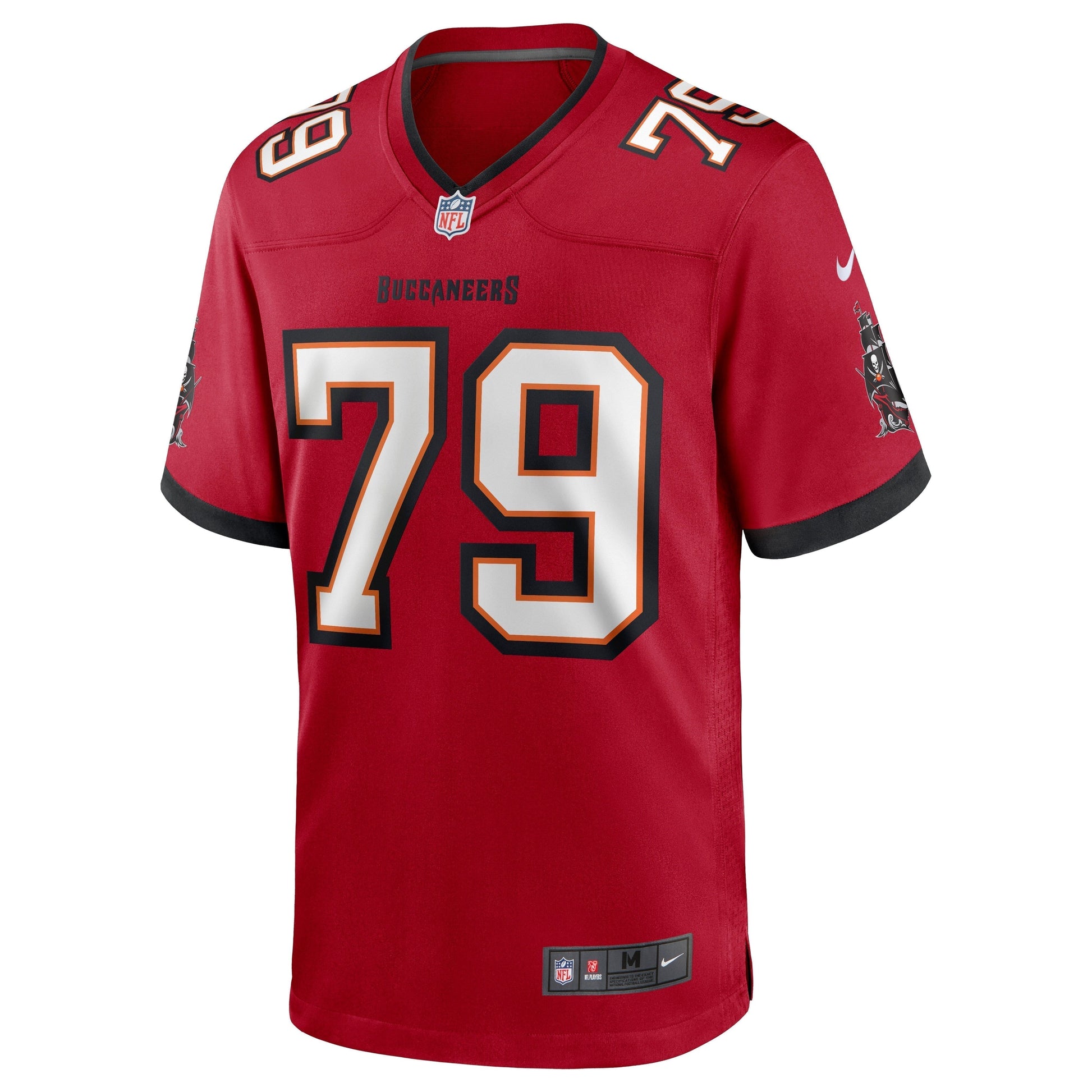Patrick O'Connor Tampa Bay Buccaneers Game Jersey - Red football jersey product view 2
