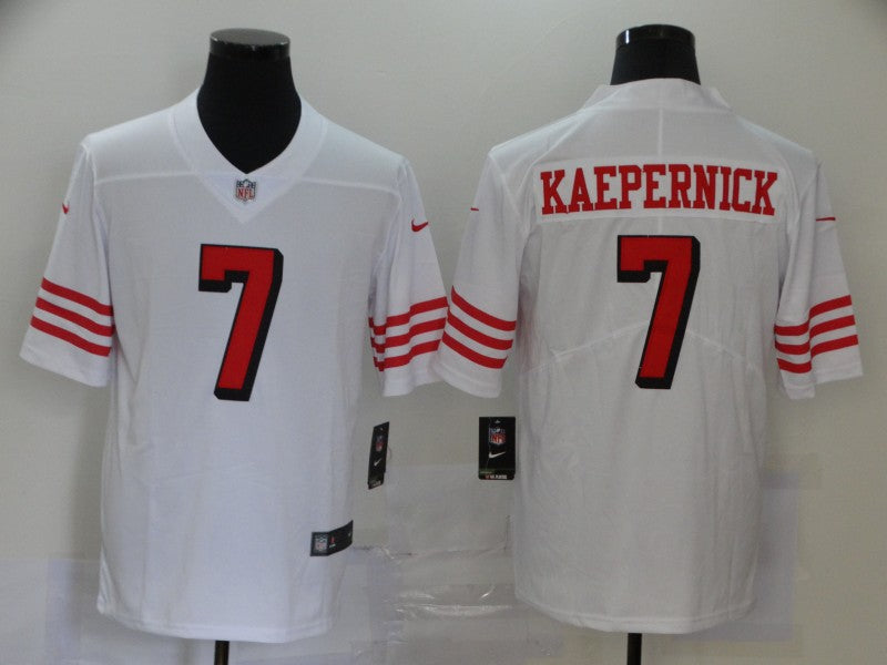 Men's San Francisco 49ers Colin Kaepernick White Game Jersey football jersey product view 1