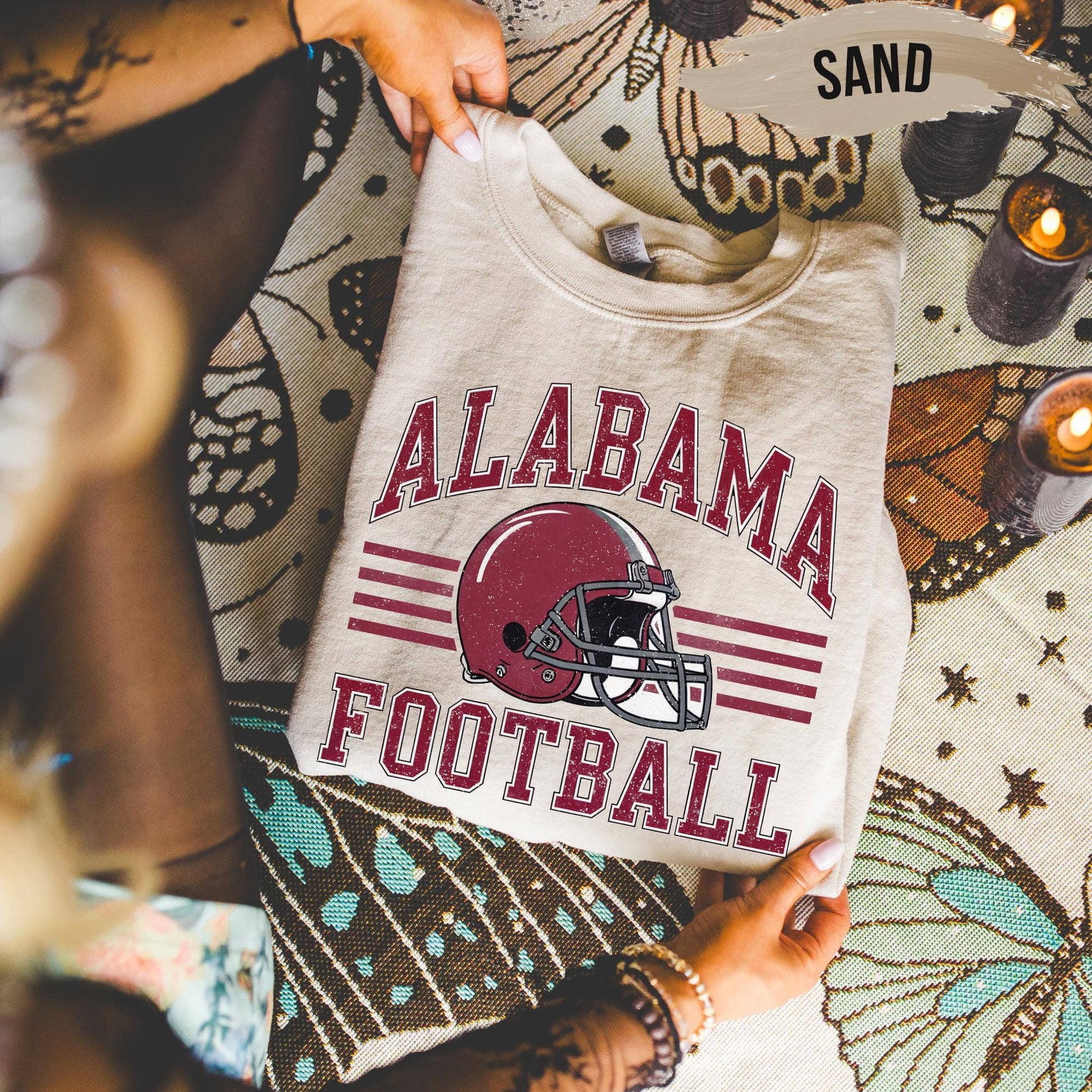 Alabama Retro Game Day Unisex Football Sweatshirt Unisex T-shirt, Sweatshirt, Hoodie, Long Sleeve Tee - T-Shirt, Sweatshirt, Hoodie