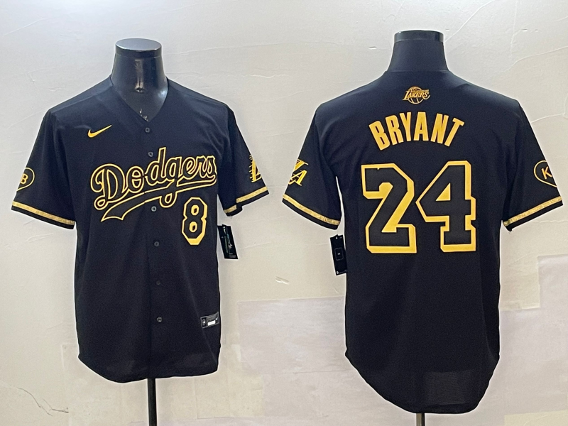 Men's Los Angeles Dodgers Kris Bryant Black Game Player Jersey basketball jersey product view 1
