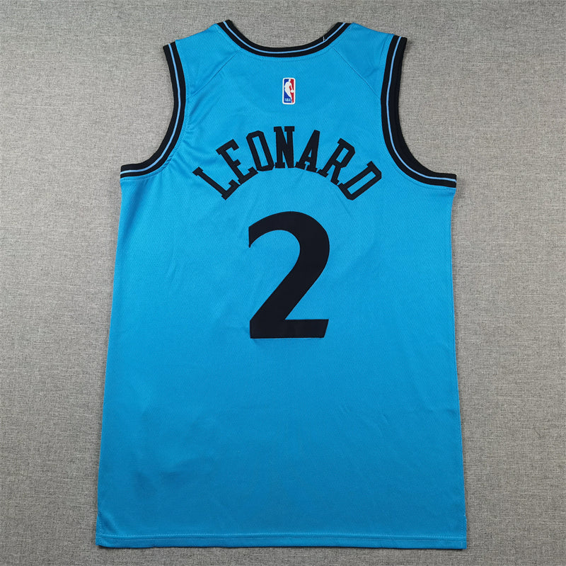 Unisex Los Angeles Clippers 2024/25 Embroidered Swingman Jersey City Edition basketball jersey product view 2