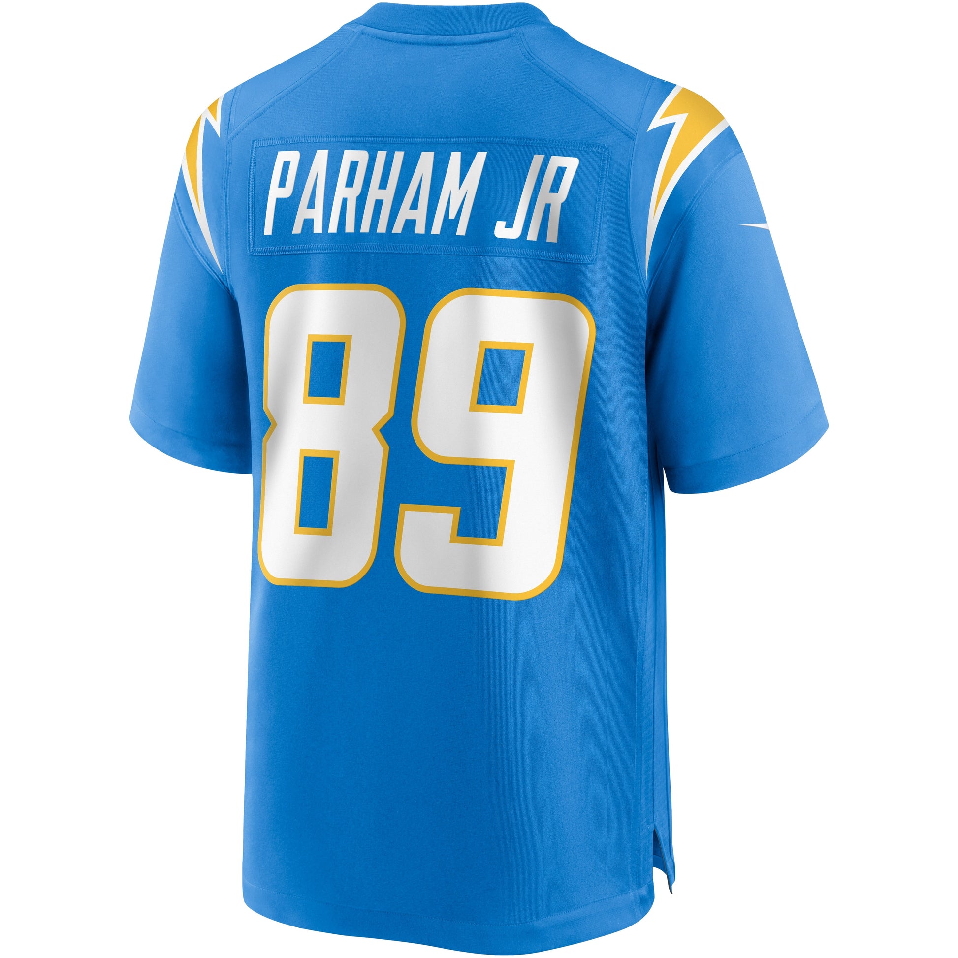 Donald Parham Jr. Los Angeles Chargers Game Jersey - Powder Blue football jersey product view 3