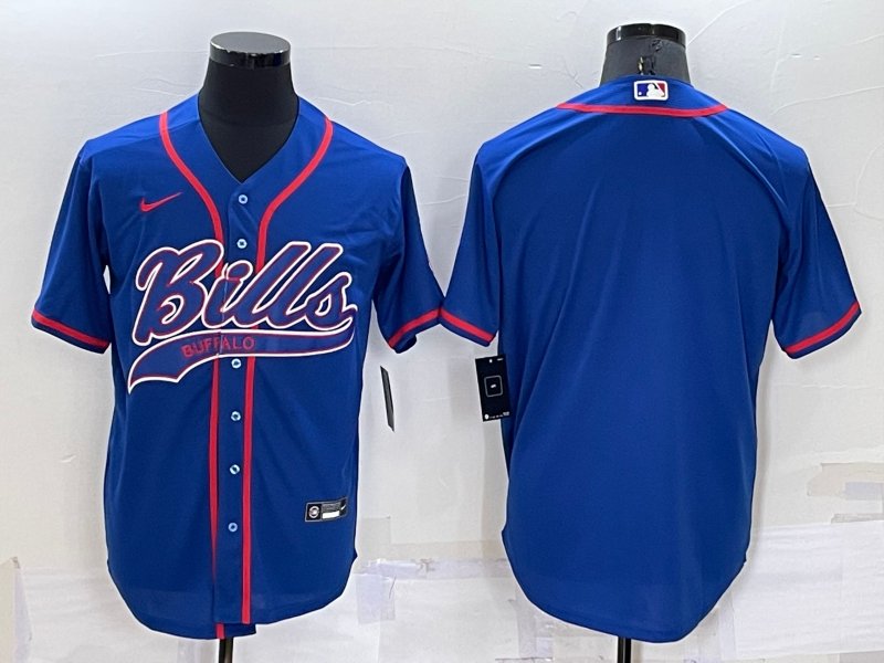 Men's Buffalo Bills Royal Blank Jersey1 football jersey product view 1