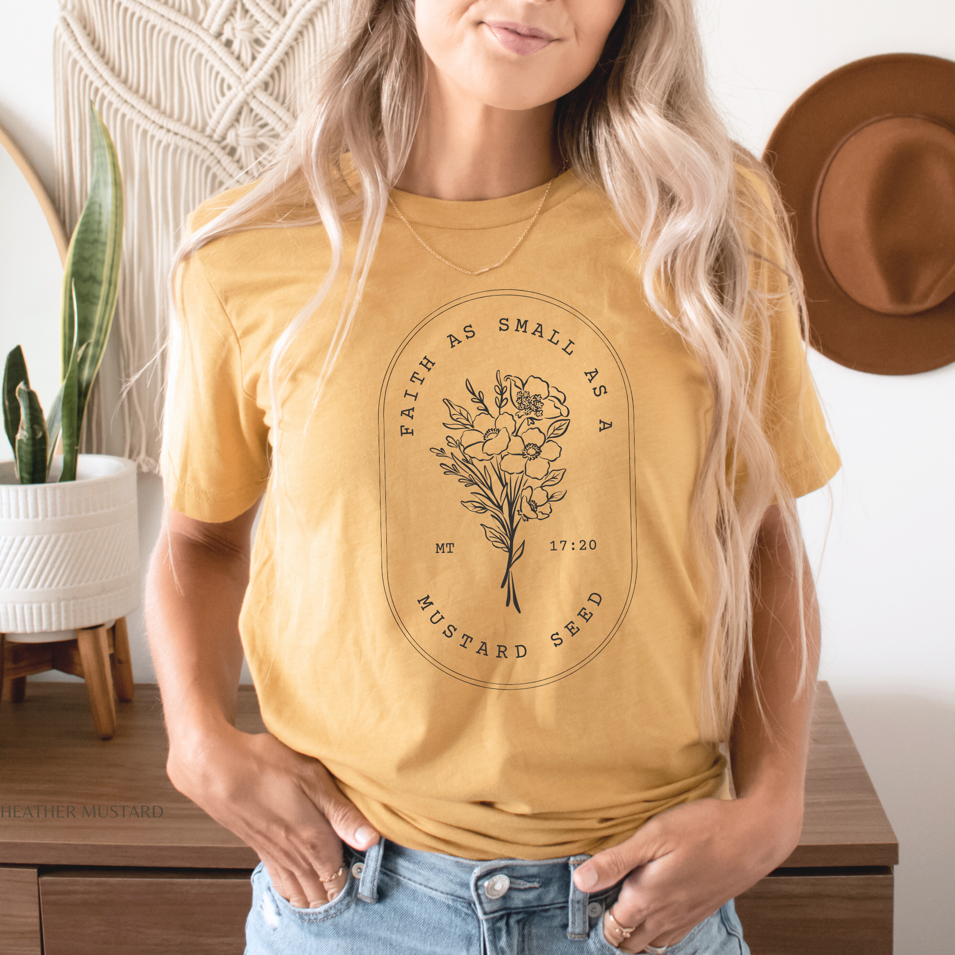 Mustard Seed Faith Women's Christian Graphic T-Shirt Unisex T-shirt, Sweatshirt, Hoodie, Long Sleeve Tee - T-Shirt, Sweatshirt, Hoodie