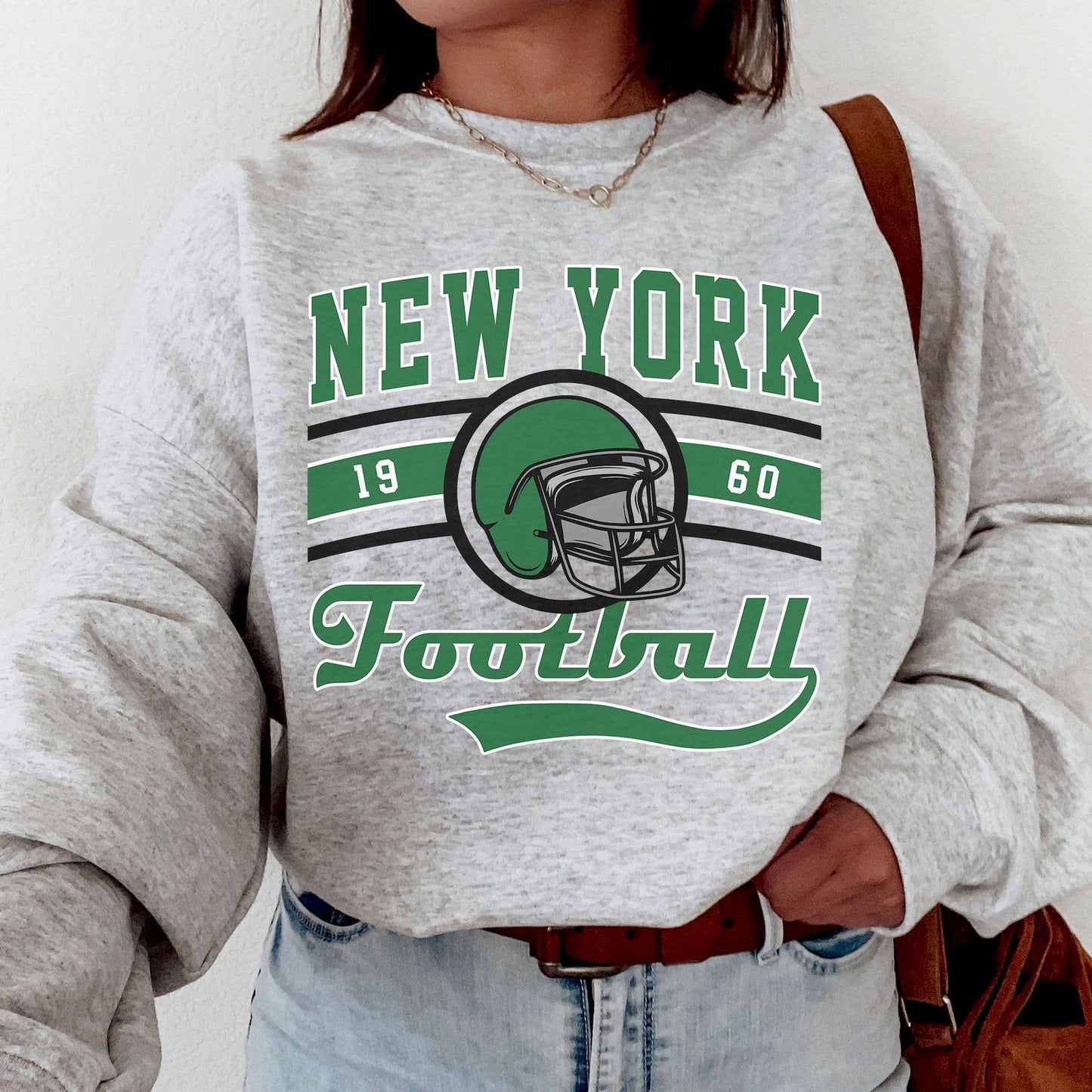 Vintage New York Jets Football Sweatshirt - Sunday Fan Gear Unisex T-shirt, Sweatshirt, Hoodie, Long Sleeve Tee - T-Shirt, Sweatshirt, Hoodie