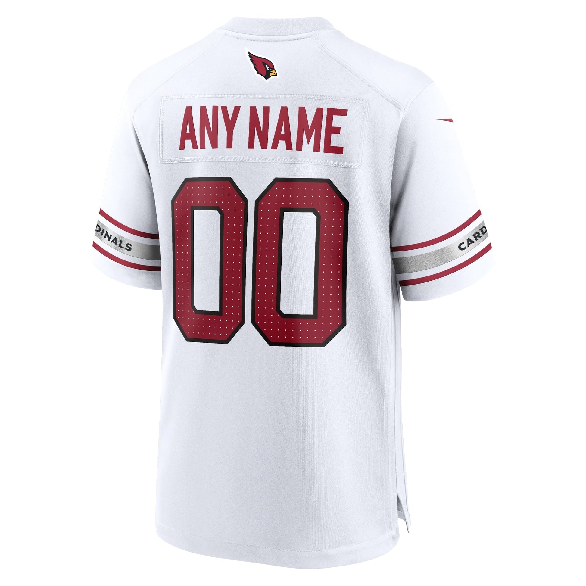 Arizona Cardinals Custom Game Jersey - White football jersey product view 3