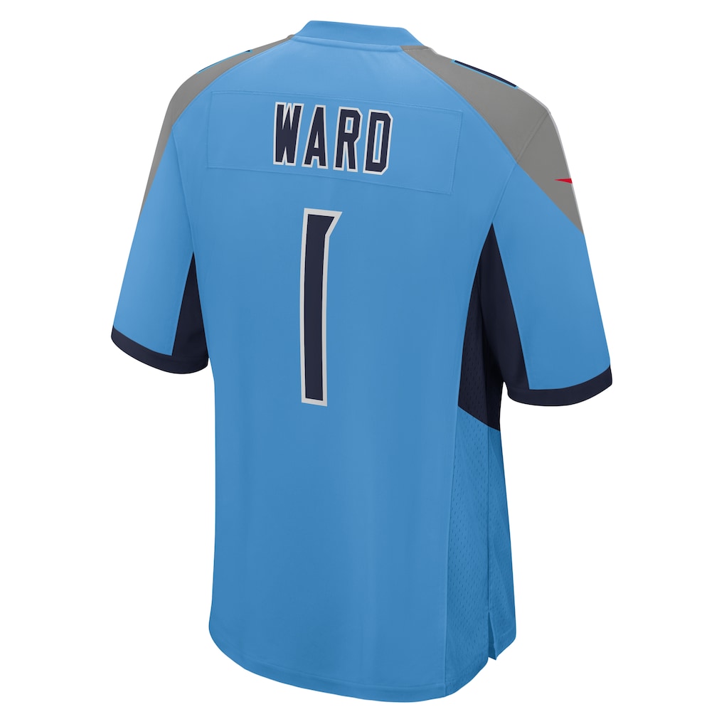 T.Titans #1 Cameron Ward Navy Alternate Limited Jersey football jersey product view 1