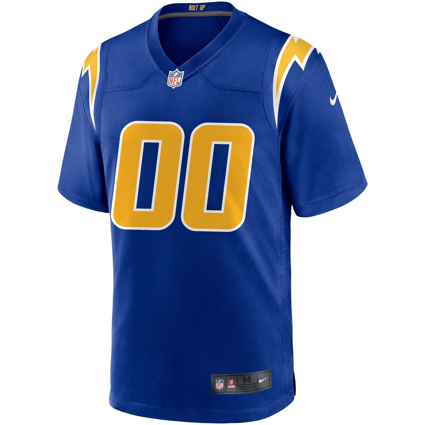 Los Angeles Chargers Alternate Custom Game Jersey - Royal football jersey product view 2
