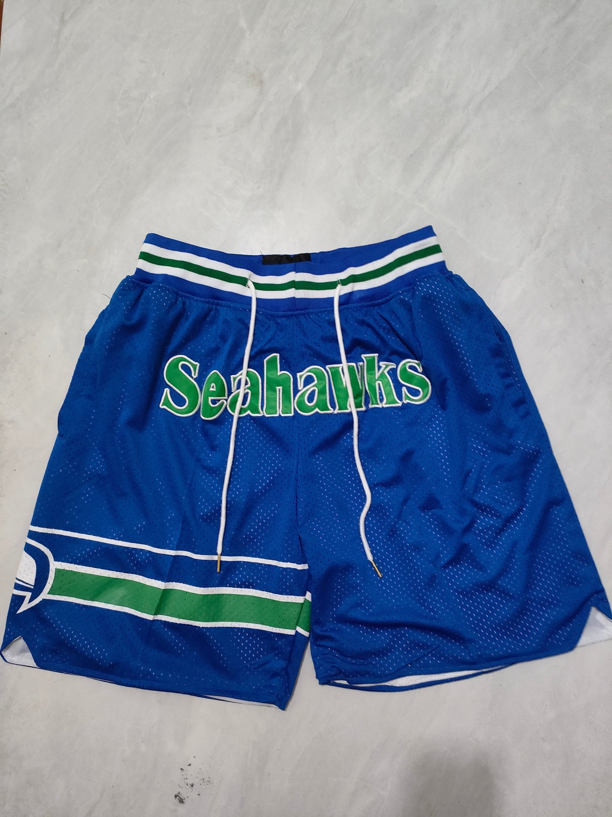 JUST DON Seattle Seahawks Pocket Shorts football jersey product view 1