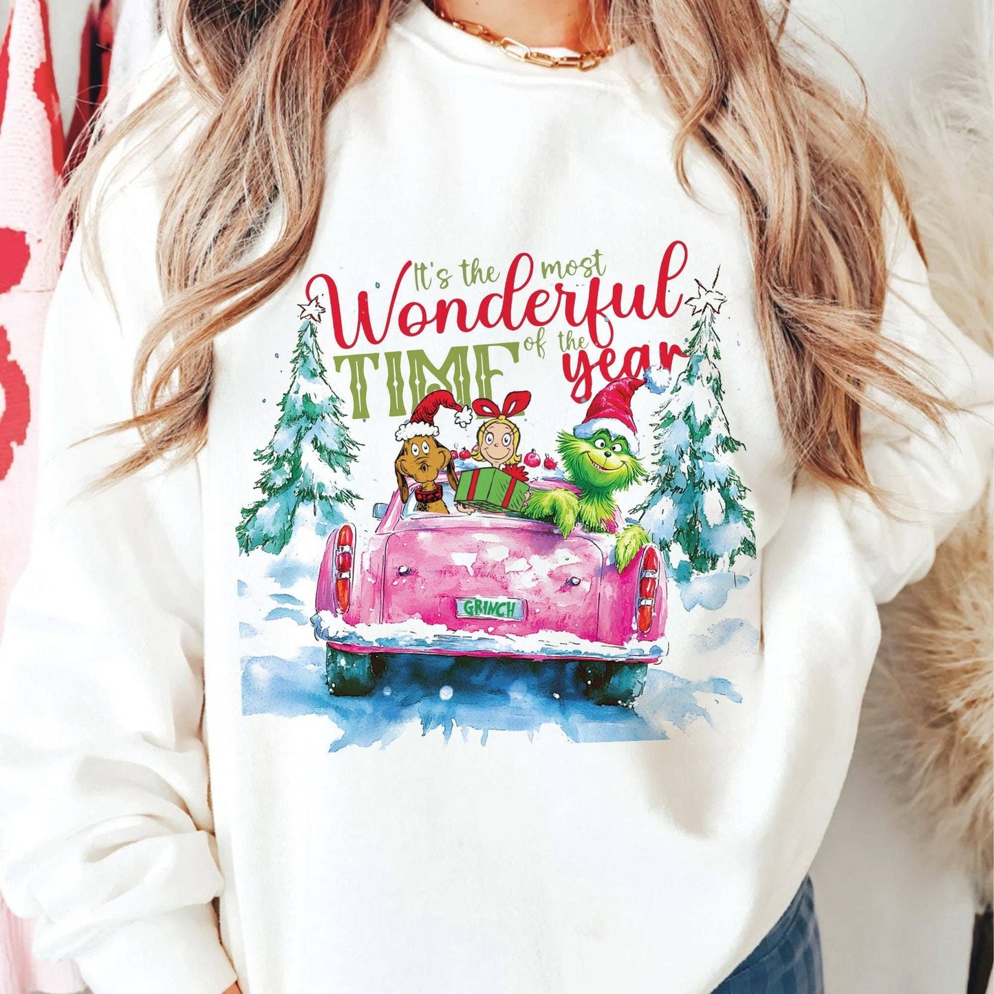 Retro Grinchmas  Trendy Merry Christmas Sublimation Unisex T-shirt, Sweatshirt, Hoodie, Long Sleeve Tee - T-Shirt, Sweatshirt, Hoodie