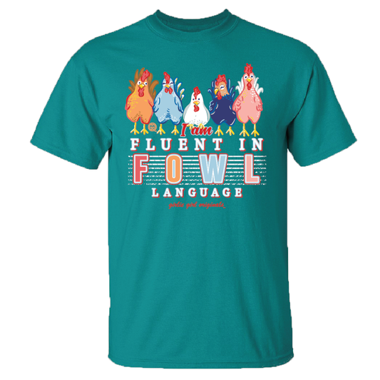 2665 Fowl Language Front-Jade Dome Unisex T-shirt, Sweatshirt, Hoodie, Long Sleeve Tee - T-Shirt, Sweatshirt, Hoodie