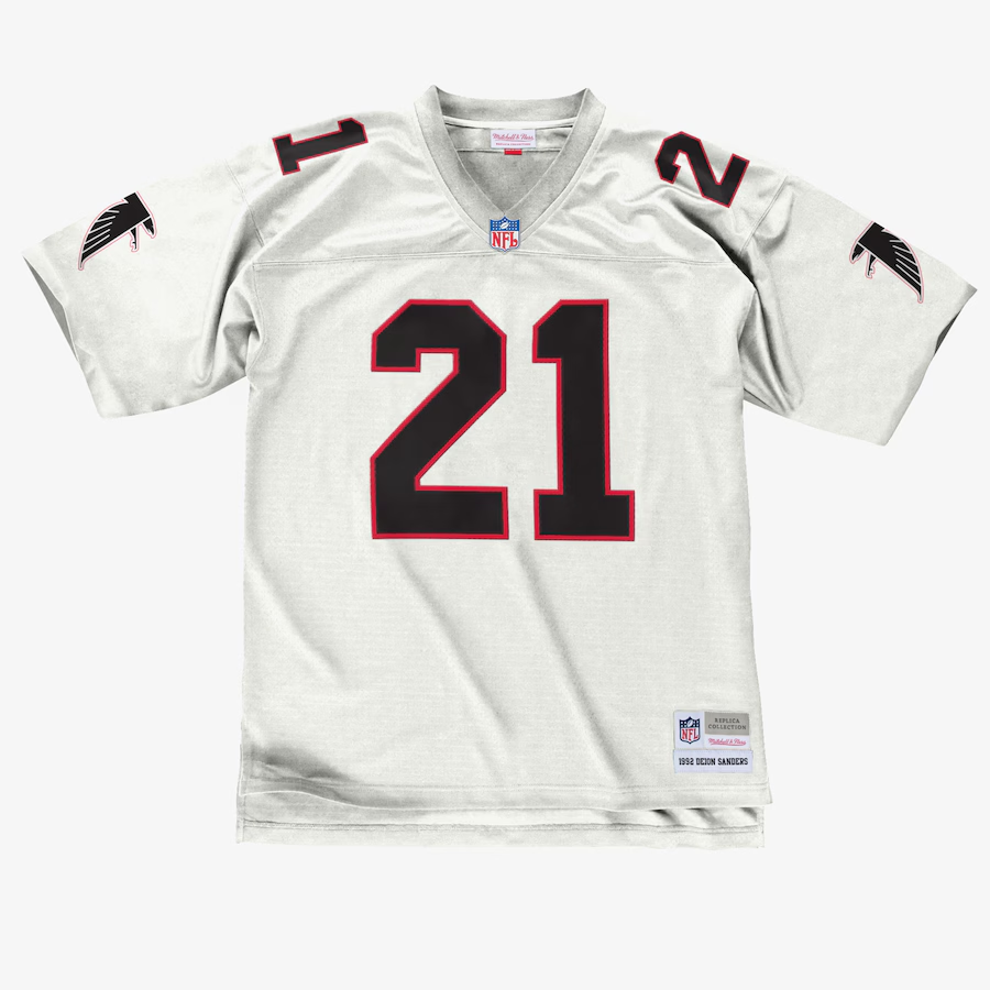 Deion Sanders Atlanta Falcons Jersey football jersey product view 1