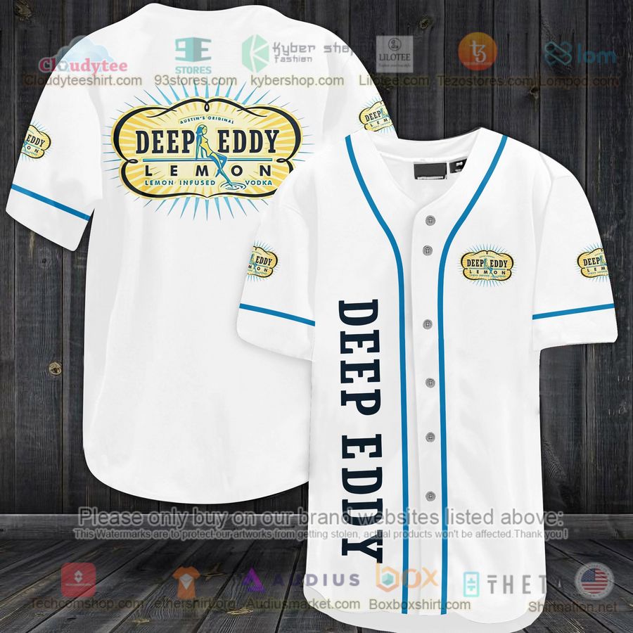 HOT Deep Eddy Lemon Vodka Baseball Jersey Shirt Unisex T-shirt, Sweatshirt, Hoodie, Long Sleeve Tee - T-Shirt, Sweatshirt, Hoodie