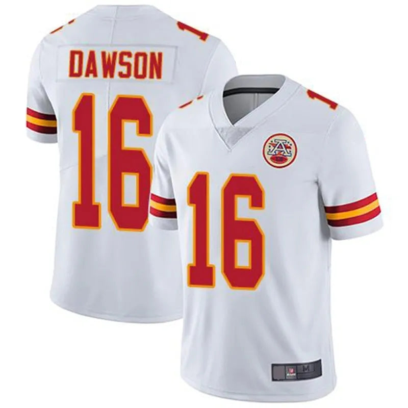 Men's Len Dawson white Kansas City Chiefs Game Retired Player Jersey football jersey product view 1