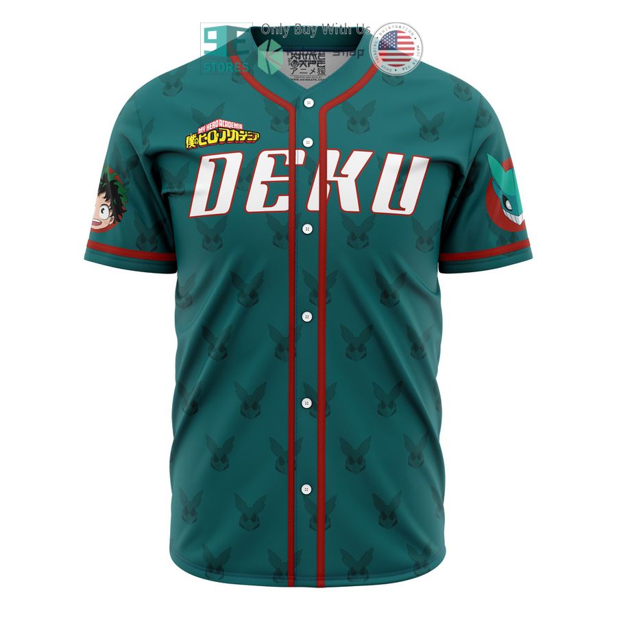 BEST Deku My Hero Academia Baseball Jersey Unisex T-shirt, Sweatshirt, Hoodie, Long Sleeve Tee - T-Shirt, Sweatshirt, Hoodie