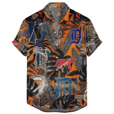 Detroit Tigers Tropical Vibes Hawaiian Shirt Unisex T-shirt, Sweatshirt, Hoodie, Long Sleeve Tee - T-Shirt, Sweatshirt, Hoodie