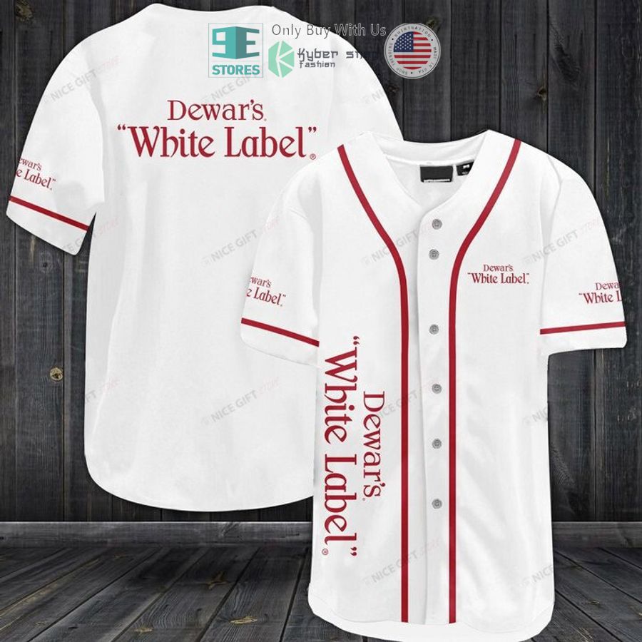 BEST Dewar's White Label white Baseball Jersey Unisex T-shirt, Sweatshirt, Hoodie, Long Sleeve Tee - T-Shirt, Sweatshirt, Hoodie
