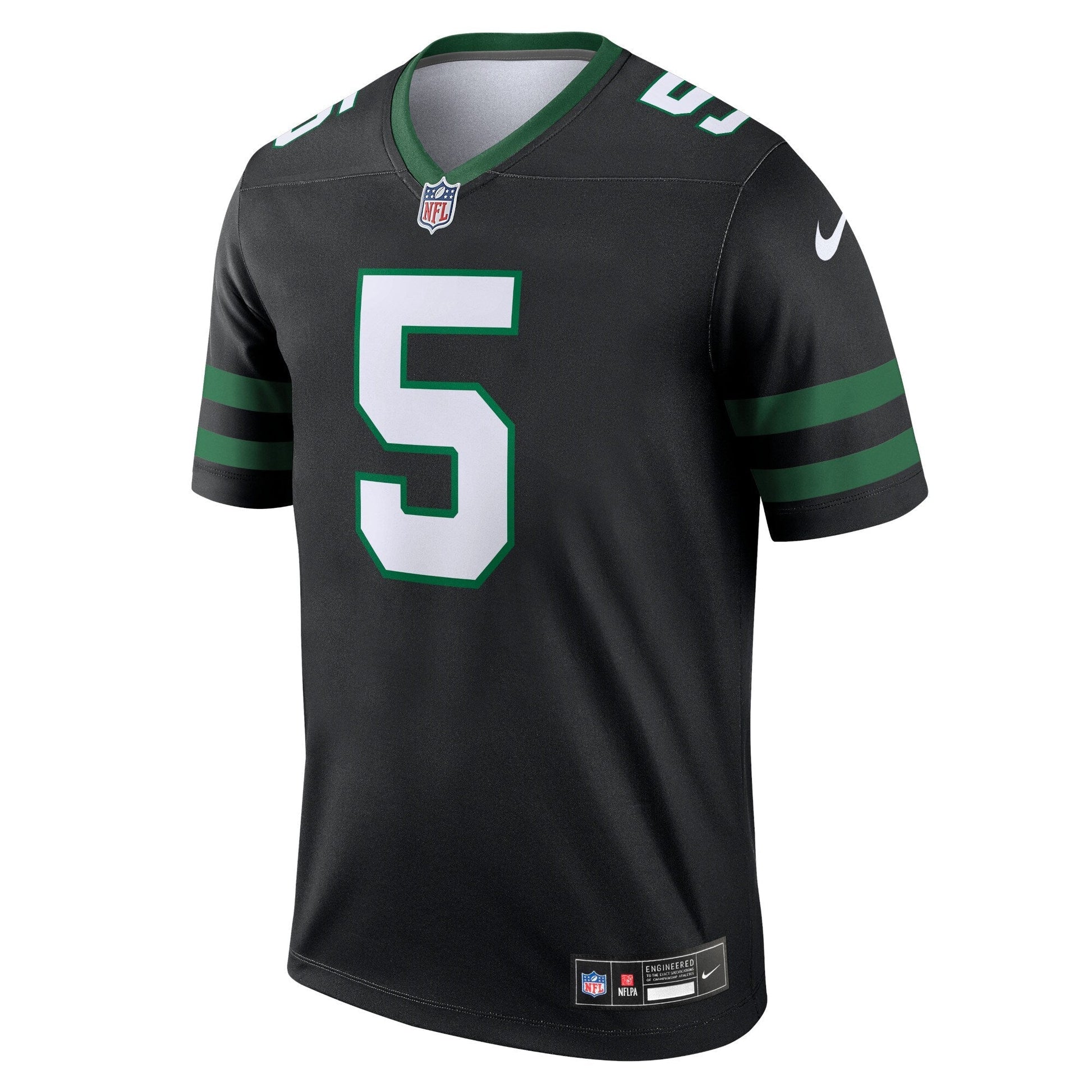 Garrett Wilson New York Jets Alternate Legend Jersey - Legacy Black football jersey product view 2