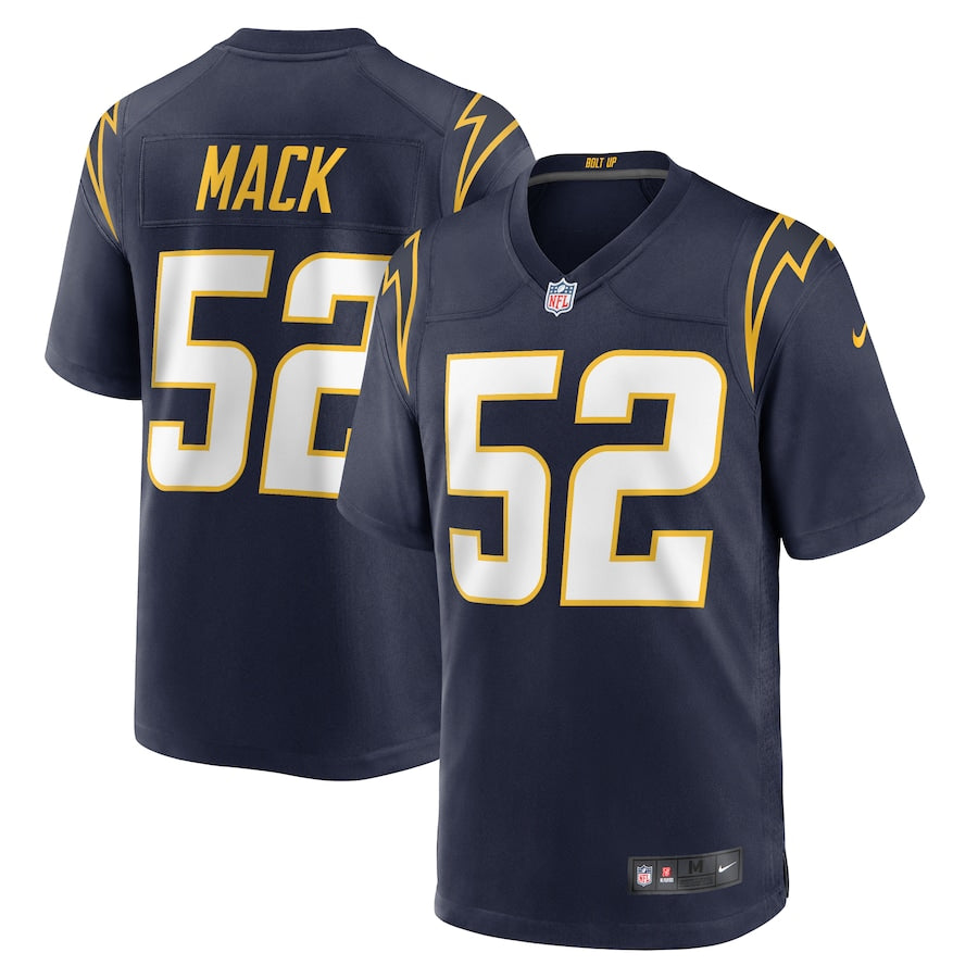 Khalil Mack Los Angeles Chargers Jersey football jersey product view 1