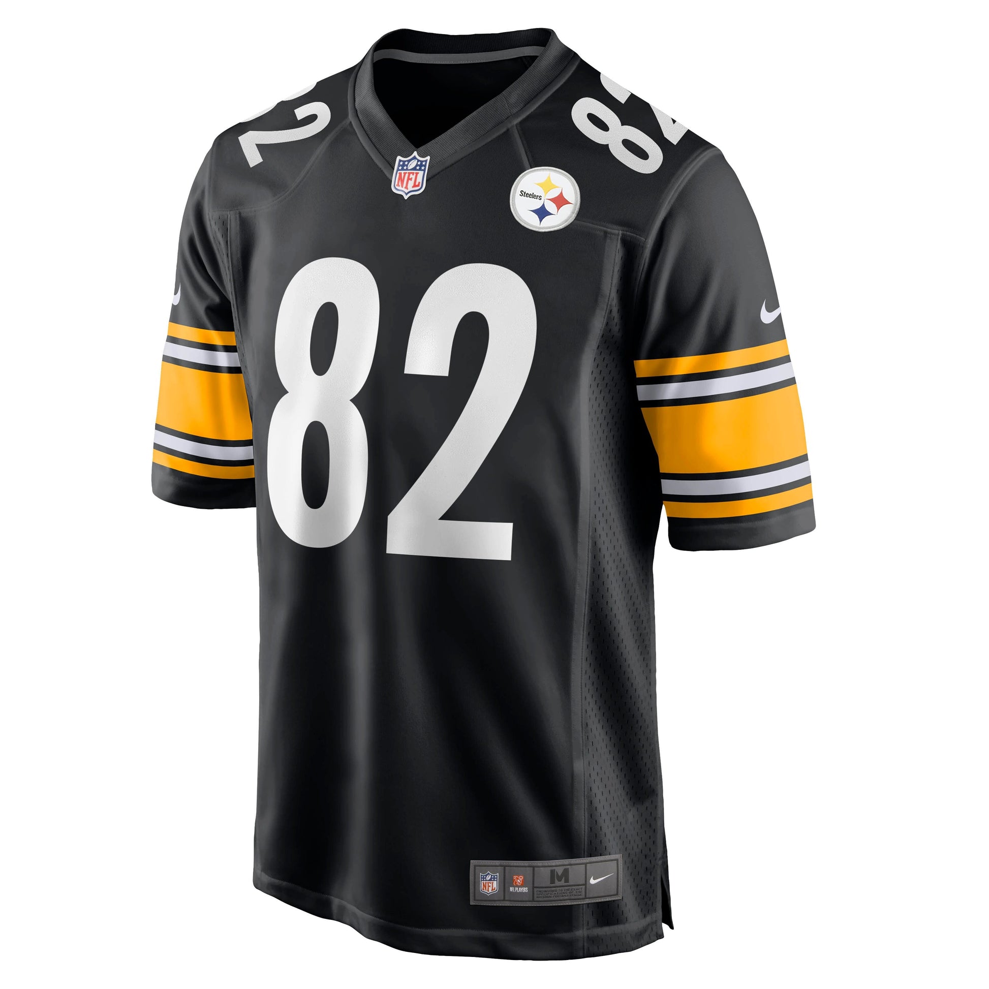 John Stallworth Pittsburgh Steelers Retired Jersey - Black football jersey product view 2