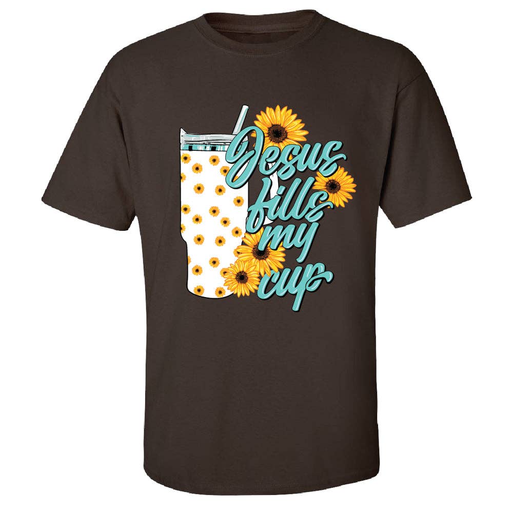 2689 Jesus Fills My Cup Unisex T-shirt, Sweatshirt, Hoodie, Long Sleeve Tee - T-Shirt, Sweatshirt, Hoodie