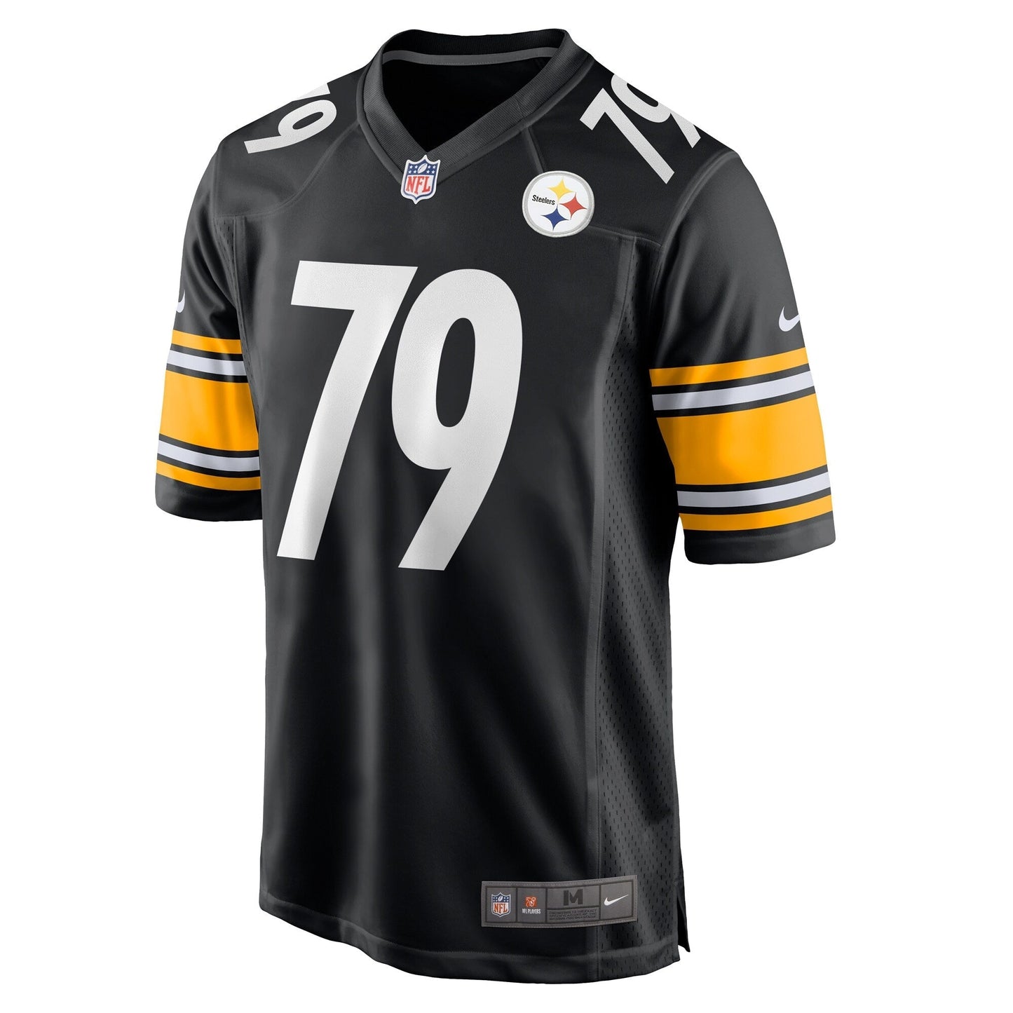 Renell Wren Pittsburgh Steelers Game Jersey - Black football jersey product view 2