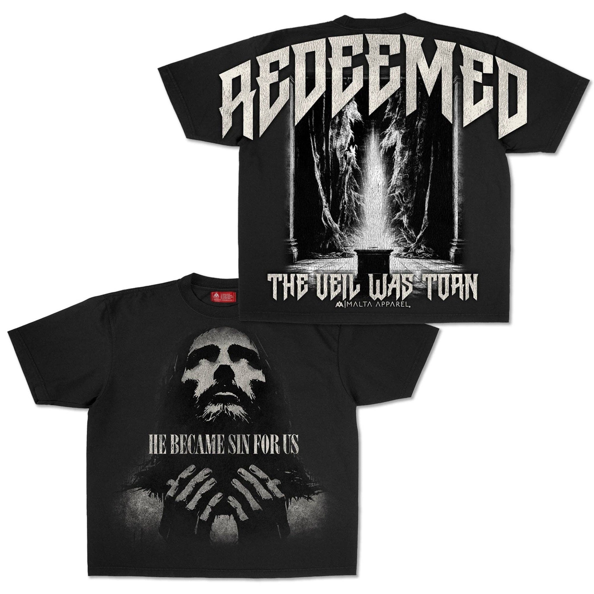 Redeemed Graphic Tee (Oversized Fit) Unisex T-shirt, Sweatshirt, Hoodie, Long Sleeve Tee - T-Shirt, Sweatshirt, Hoodie