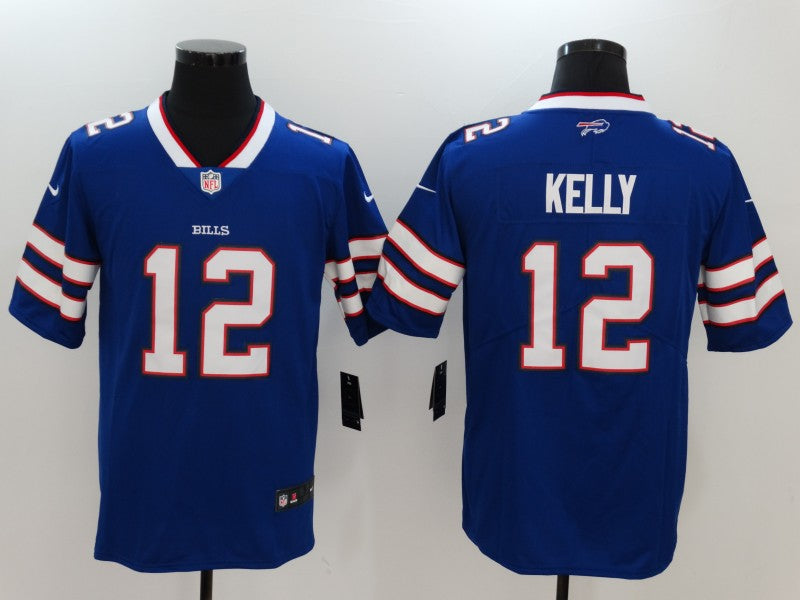 Men's Buffalo Bills Jim Kelly Blue Game Jersey football jersey product view 1