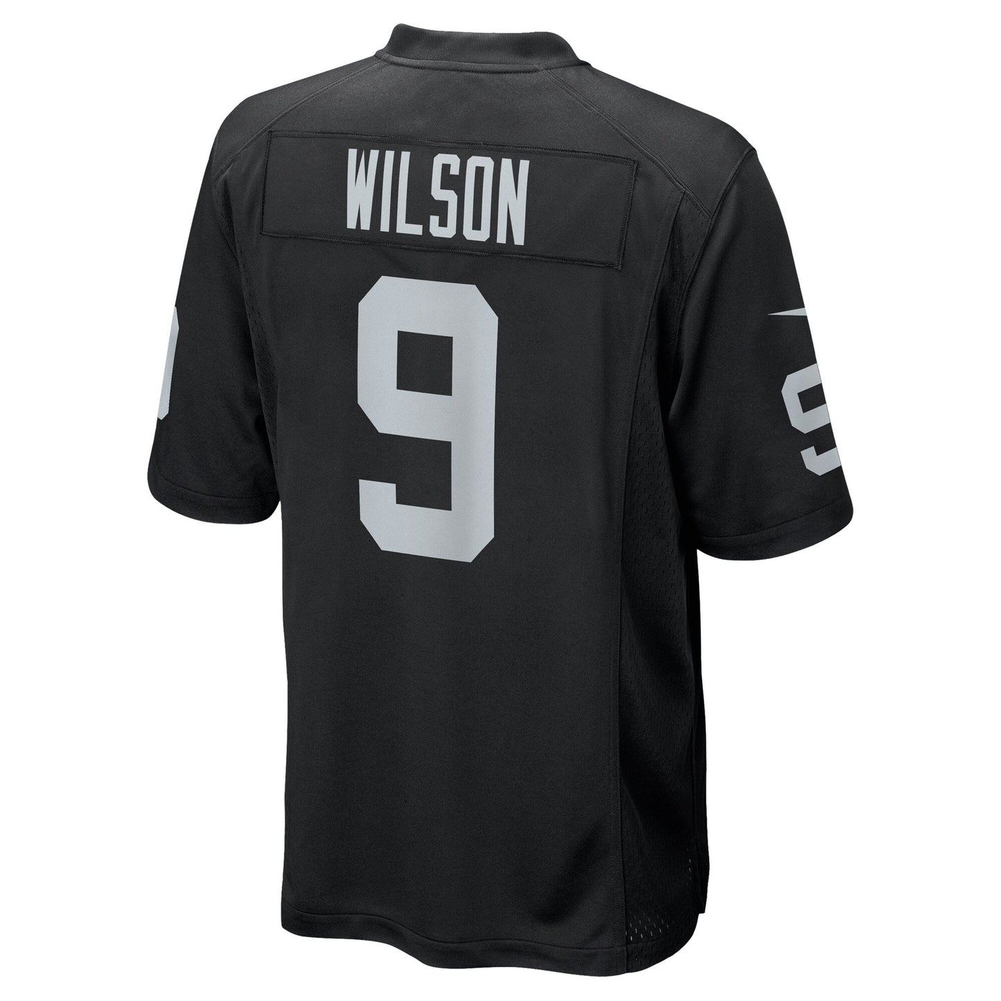 Tyree Wilson Las Vegas Raiders Game Jersey - Black football jersey product view 3
