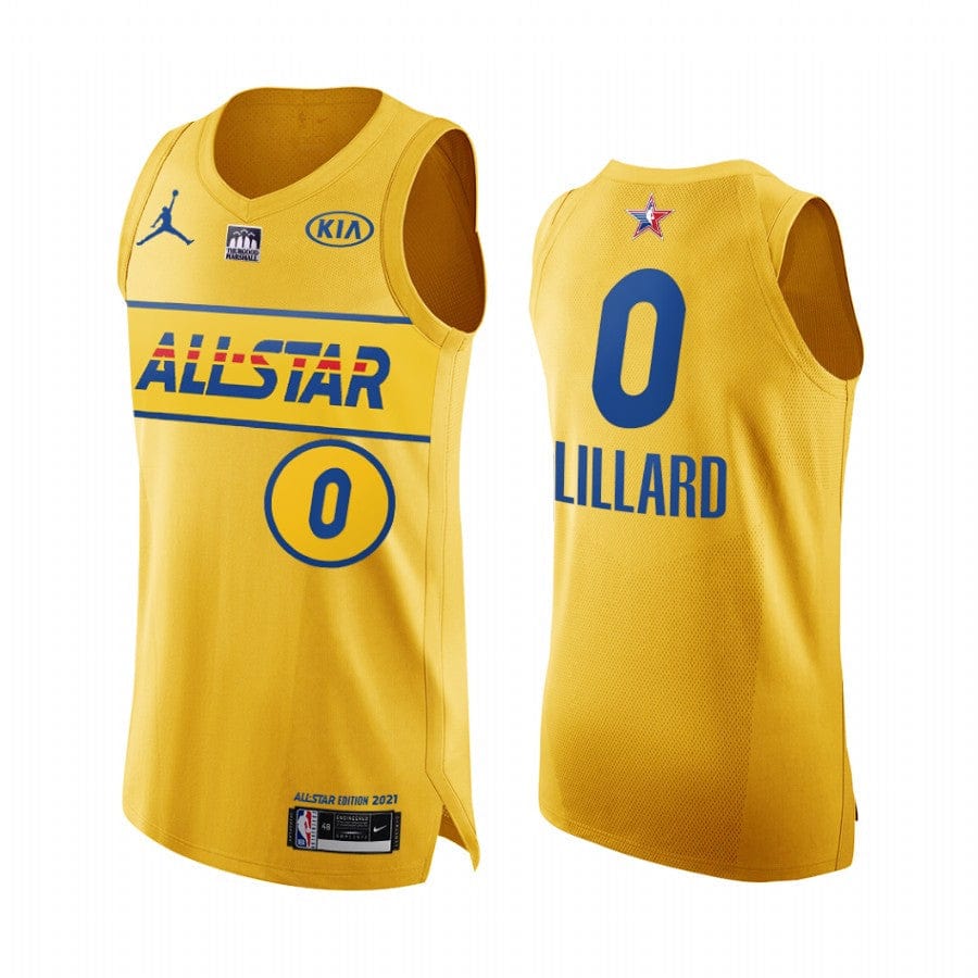 Damian Lillard Portland Trailblazers 2021 All-Star Game Jersey basketball jersey product view 1