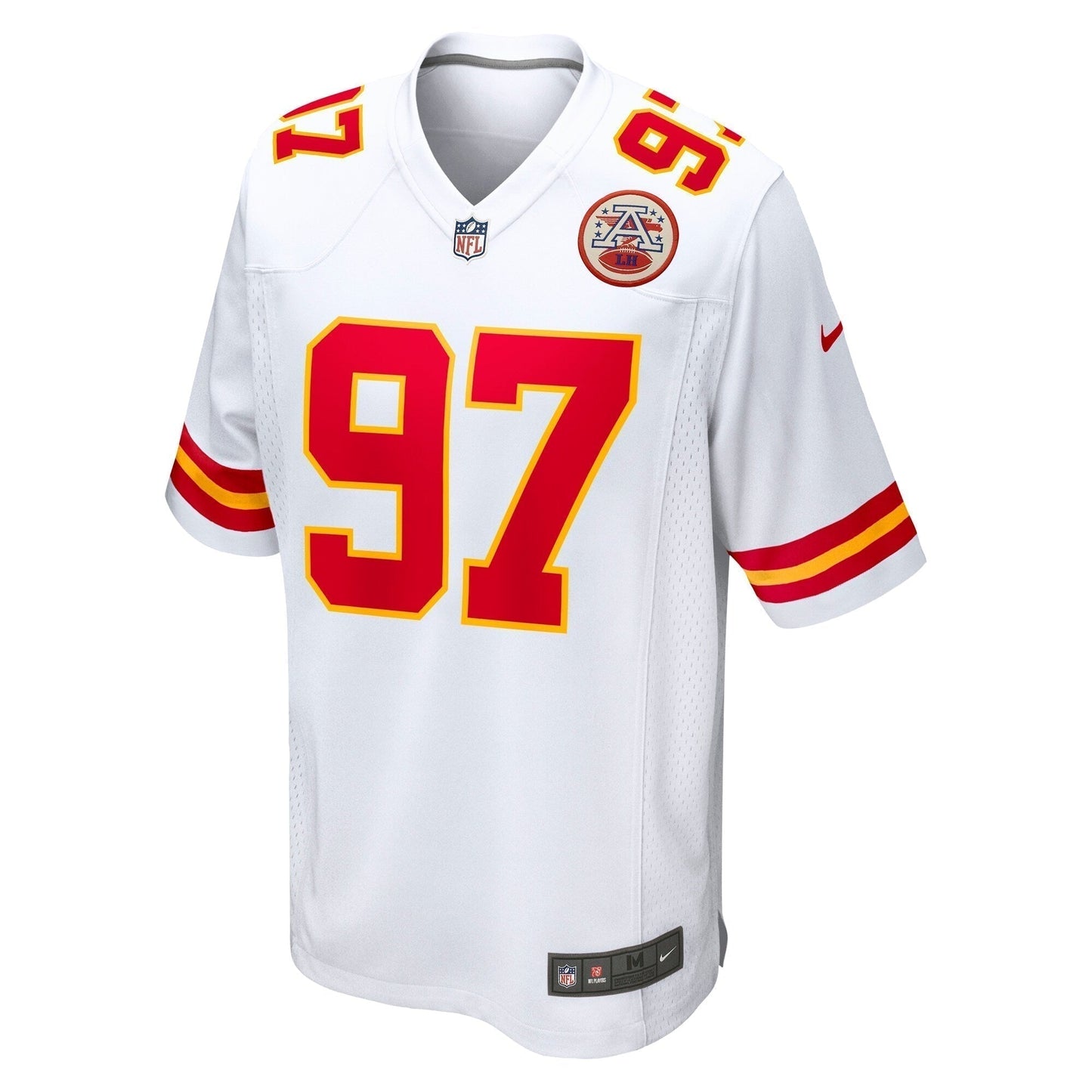Felix Anudike-Uzomah Kansas City Chiefs Team Game Jersey - White football jersey product view 2
